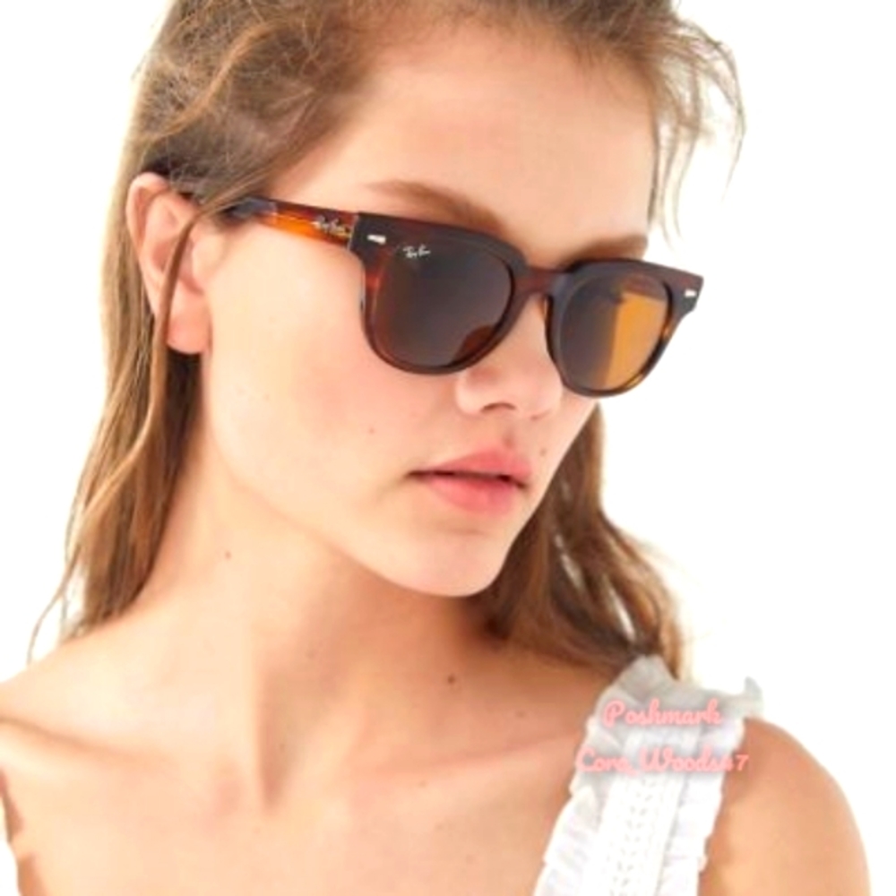 Ray Ban Wayfarer Tortoise Brown RB2140 Unisex 50 / 54 New - Picture 13 of 16